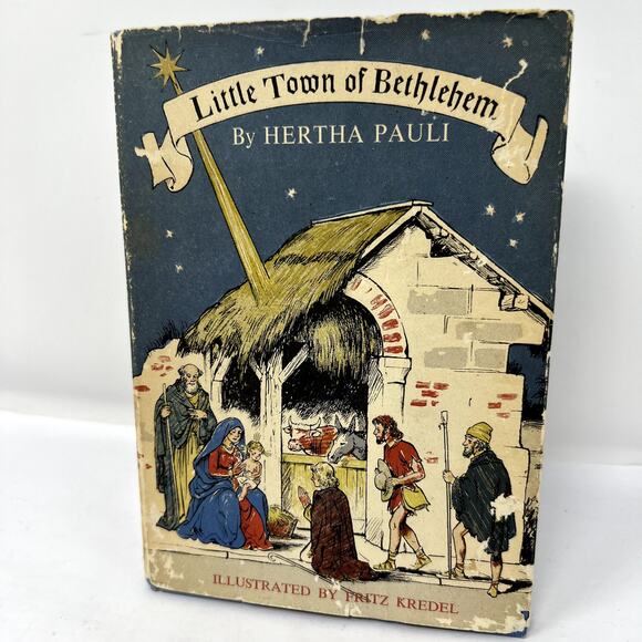 Little Town of Bethlehem by Hertha Pauli 1963 First Edition Book Collect Vintage - Picture 1 of 12